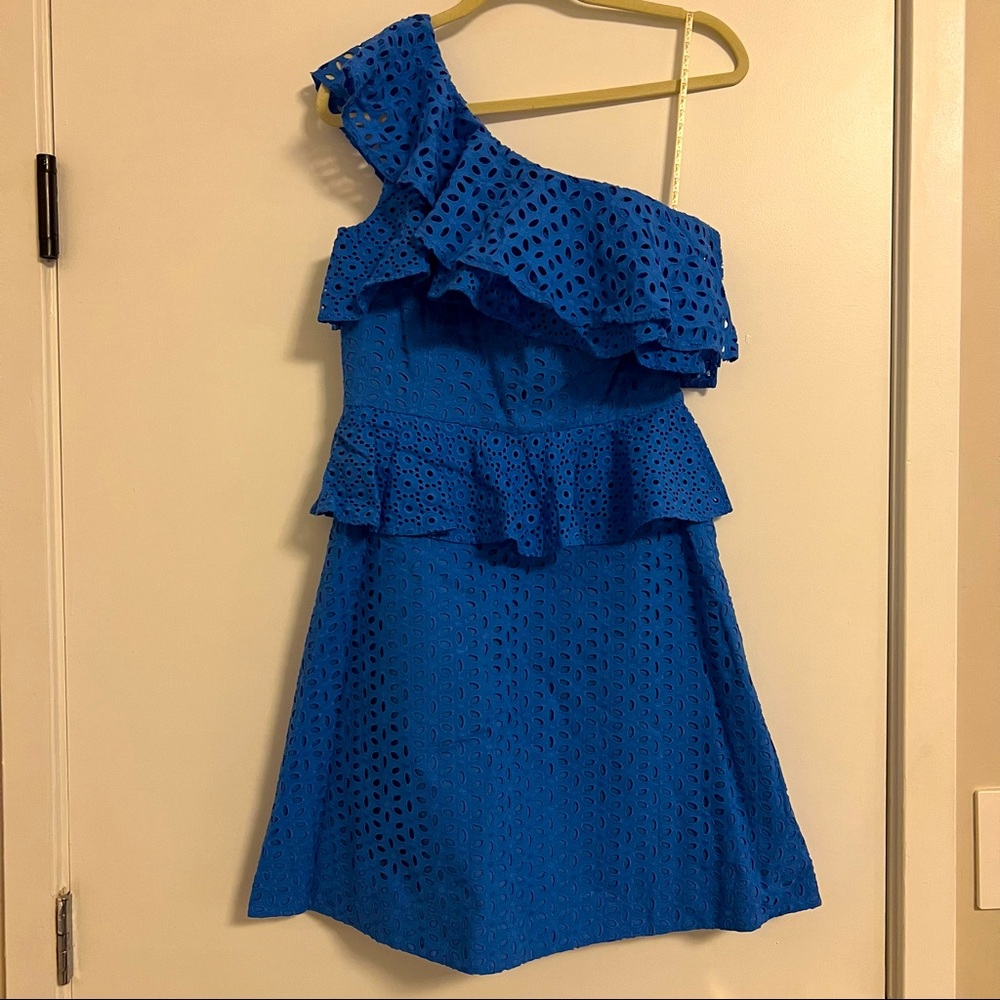 NWT Lilly Pulitzer Josey Eyelet Dress in Coastal Blue - Picture 4 of 6